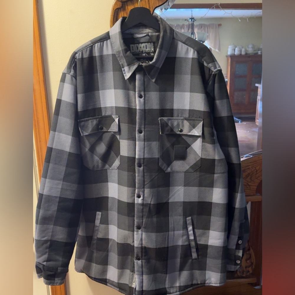 Dixxon Flannel Co  LA MUERTE SHERPA LINED FLANNEL JACKET 3XL